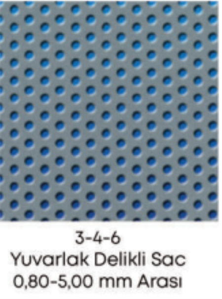 Yuvarlak Delikli Sac