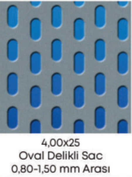 Oval Delikli Sac
